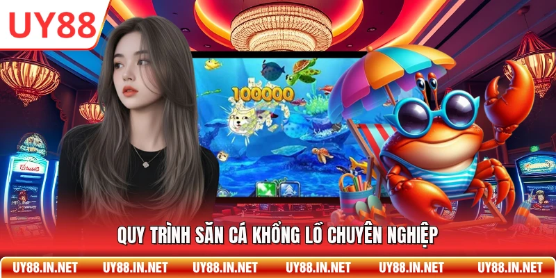 Quy trình săn cá khổng lồ chuyên nghiệp